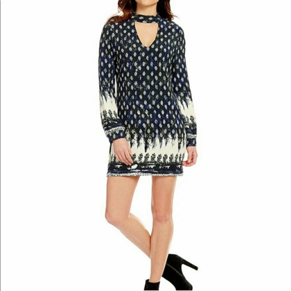 WAYF Choker Shift Dress